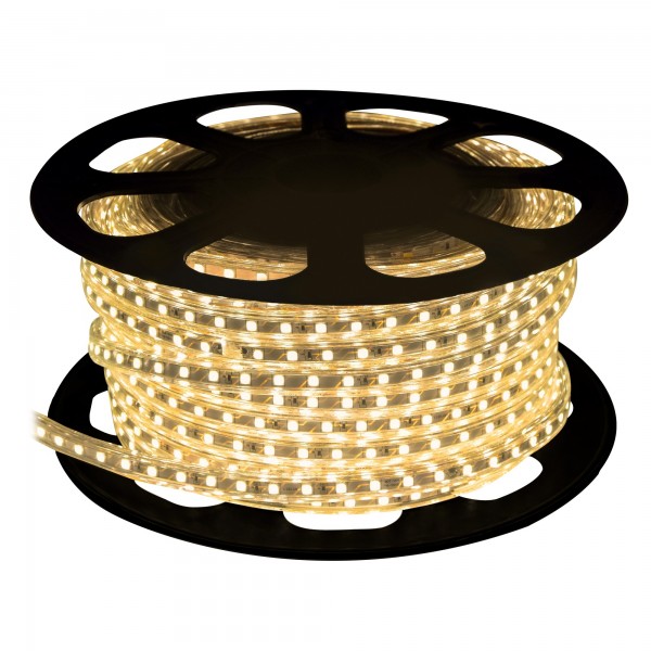 Tira led 230v ip65 smd2835 25mts calida Tira led 230v ip65 smd2835 25mts calida