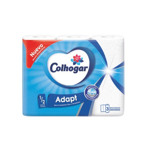 Colhogar papel cocina ADAPT 3 unidades Colhogar papel cocina ADAPT 3 unidades