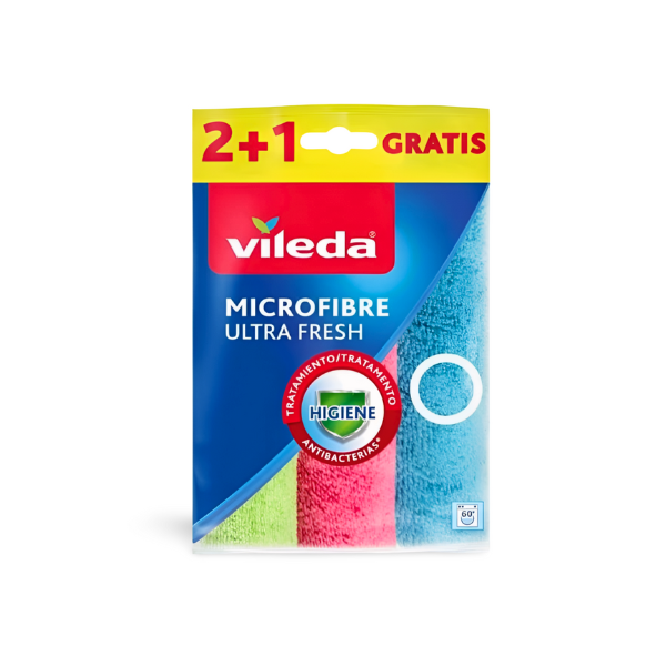 Vileda Bayeta Microfibra Ultra Fresh 2+1 Vileda Bayeta Microfibra Ultra Fresh 2+1
