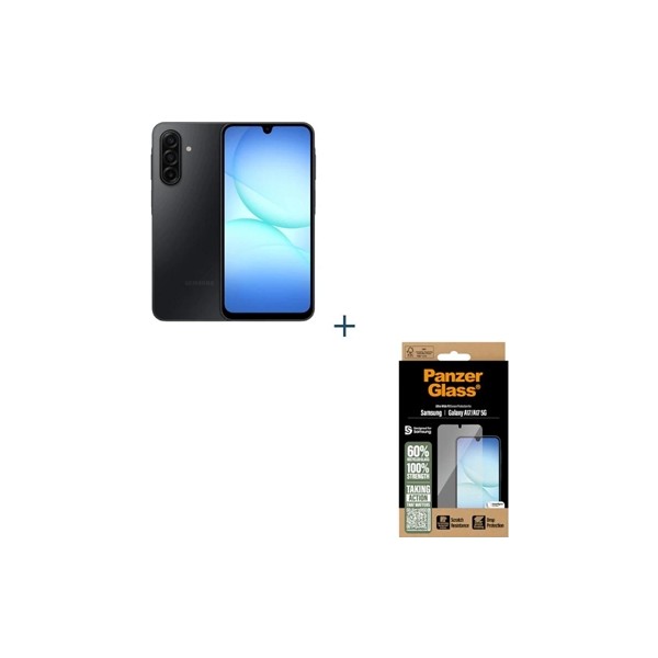 Samsung galaxy a17 5g 128gb 4gb negro+prot panzer